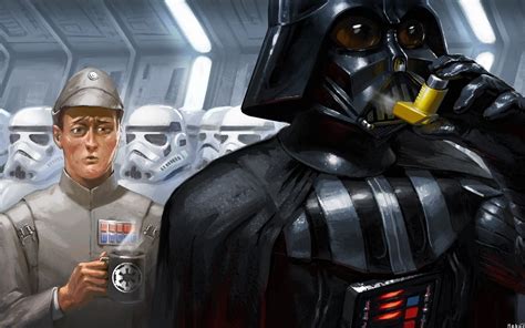 Wallpaper Id 110941 Darth Vader Stormtrooper Humor Star Wars Cup