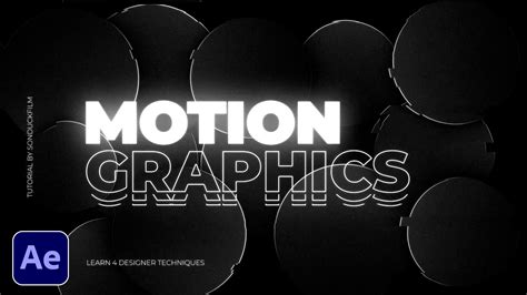 5 Dark Motion Graphics 2021 Techniques In After Effects Sonduckfilm