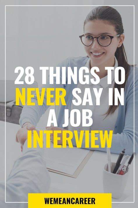Things You Should Never Say During A Job Interview In Job