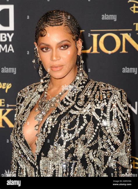 Hollywood Ca 07 09 2019 The Lion King Los Angeles Premiere Pictured Beyonce Sara De Boer
