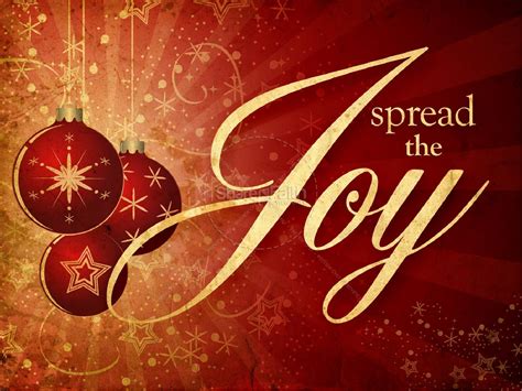 Spread The Joy Christmas Powerpoint