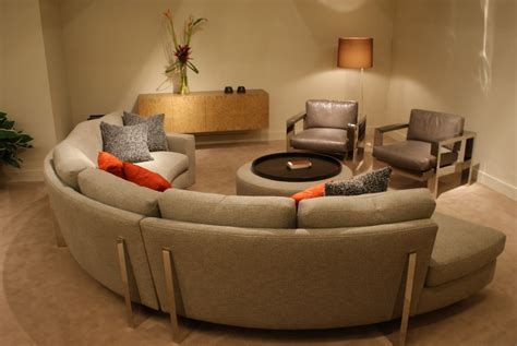 Cool Semi Circle Couch Livingroom Layout Living Room Designs Curved