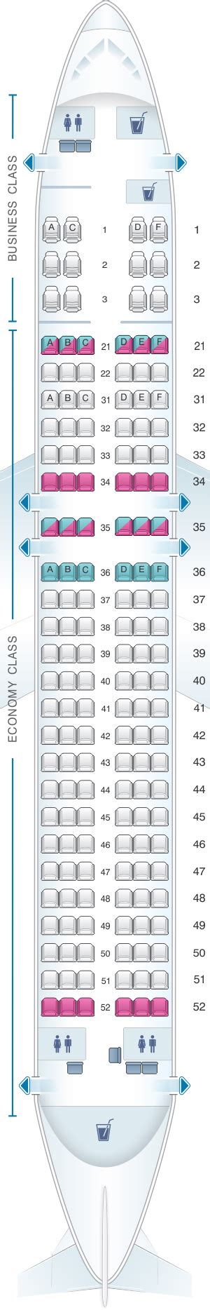 Seat Map Philippine Airlines Airbus A320 200 V1 Seatmaestro