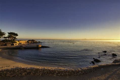 Sunrise View Of Pacific Grove Beach And Pacific Grove Pier On The