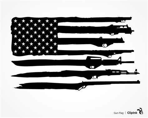 American Flag Gun Svg Free