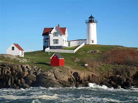 Nubble Lighthouse One By Barbara Mcdevitt In 2021 York Beach York