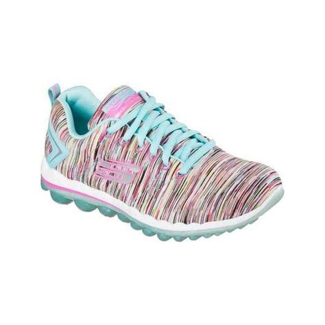 Womens Skechers Skech Air 20 Lace Up Cyclonesturquoisemulti