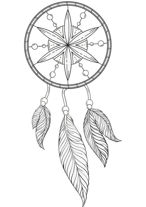 The company that develops kids coloring pages: Dream Catcher Coloring Pages | Dream catcher coloring ...