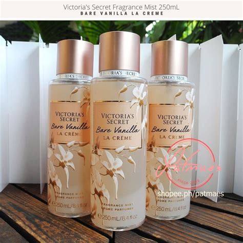 Victorias Secret Fragrance Mist Bare Vanilla La Creme 250ml Limited Edition Sold Per Bottle