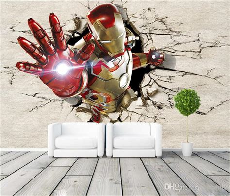 3d View Iron Man Wallpaper Giant Wall Murals Cool Photo