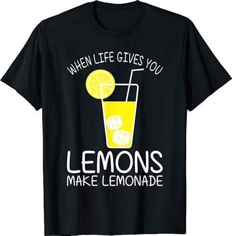 Amazon When Life Gives You Lemons Make Lemonade Citrus T Shirt MM