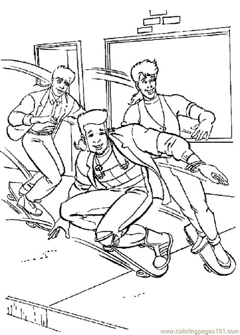 skateboarding boys coloring pages   coloring page   coloring pages