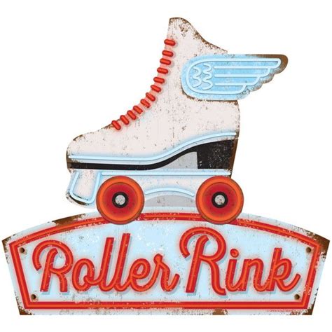 Roller Rink Wall Decal Roller Skates Vintage Roller Skaters Retro