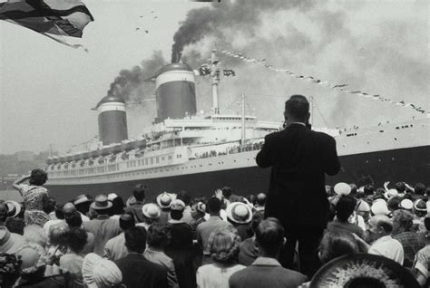 Ss United States On Maiden Voyage 1952 By Archive Holdings Inc