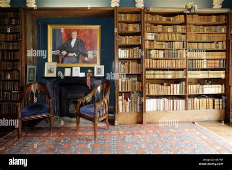 Library Prideaux Place Manor Padstow Cornwall South England Great