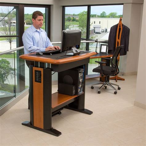 I saw this costco standing desk the other day & it looks great! standing desk workstation costco | Stand Up Desk - Type 32 ...