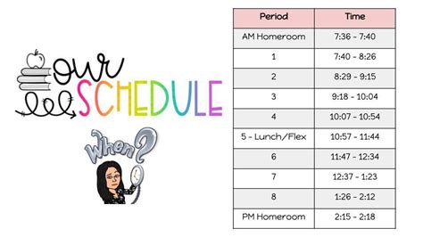 6th Grade Schedule Mrs Talley Marlboro Memorial Middle School
