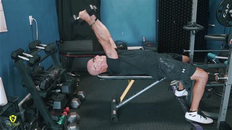 Lying Dumbbell Tricep Extensions Youtube