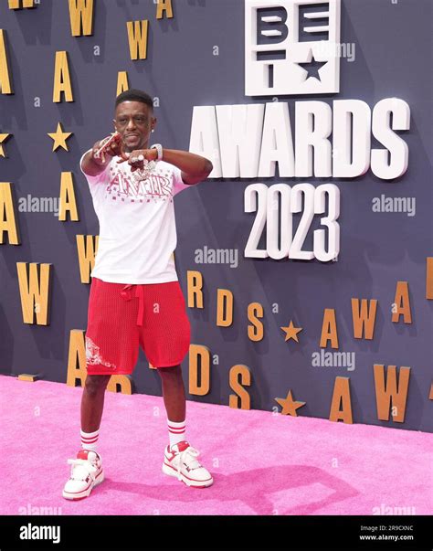 los angeles usa 25th june 2023 boosie badazz arrives at the 2023 bet awards held at the