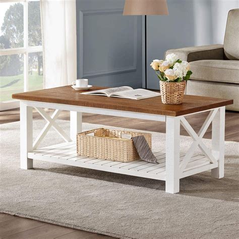 The 10 Best Farmhouse Coffee Tables For Any Budget