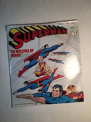 Superman, "The Mxyztplk-up Menace", 7" vinyl record, SEALED, Power