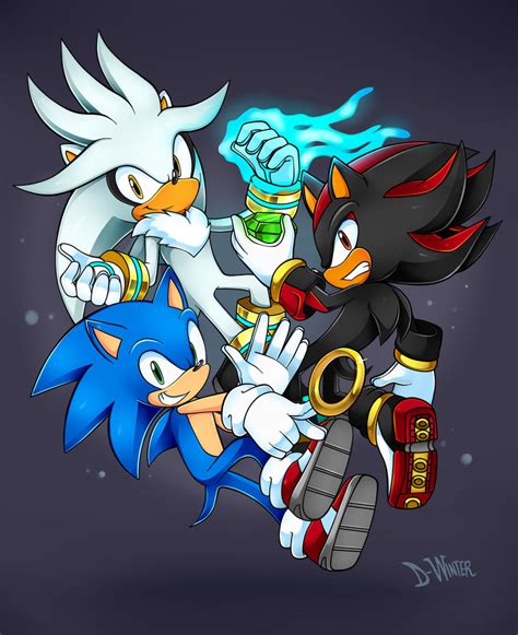 Sonic Silver Shadow By D Winter On Deviantart