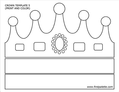 Prince And Princess Crown Templates Free Printable Templates