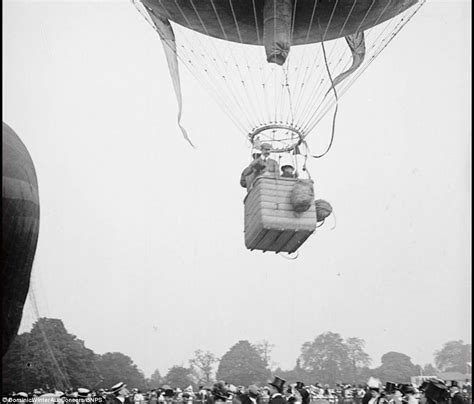 Rare Pictures Of Victorian Gentleman In Balloon Race Up For Sale