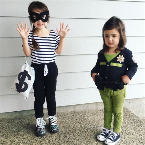 The Bank Robber And Sheriffs Deputy Diy Costumes Pants Shirts And