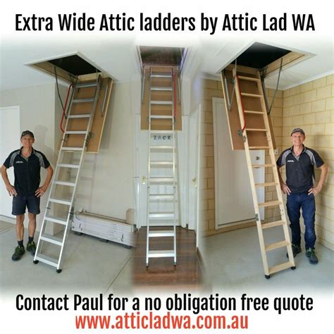 Extra Wide Attic Ladders Supplied And Install By Attic Lad Wa I Have
