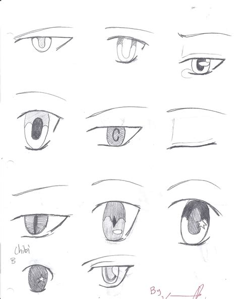 Ruokavalikko Anime Boy Eyes Drawing Easy