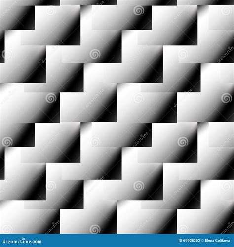 The Pattern Of Black And White Squares Stock Vector Illustration Of