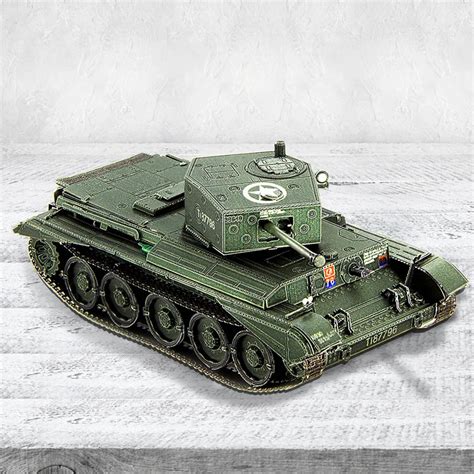 Piececool Cromwell Tank Model Kits 3d Metal Puzzle Laser Cutting Jigsaw
