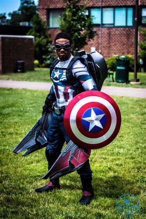 Captain America Sam Wilson Cosplay By Jourdan Barnett Rmarvel