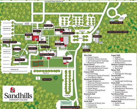 Sandhills Community College Map Online Course
