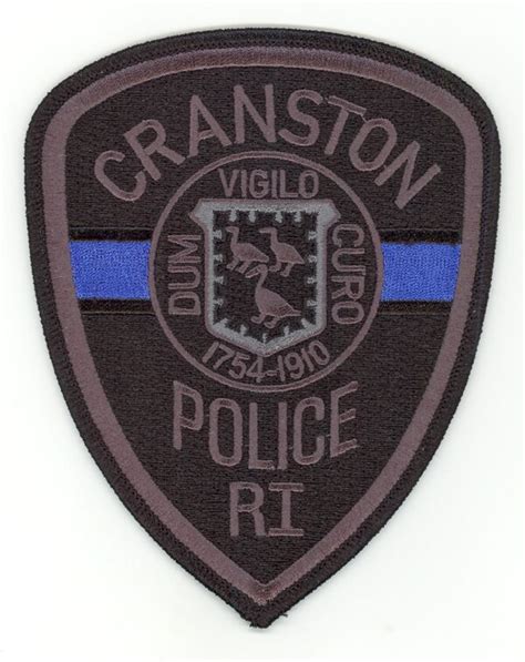 In Memoriam Cranston Police Department Retirees Association