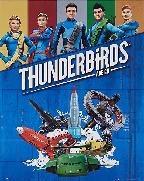 Thunderbirds Poster Board Wall Art Thunderbird Movie Posters Minimalist