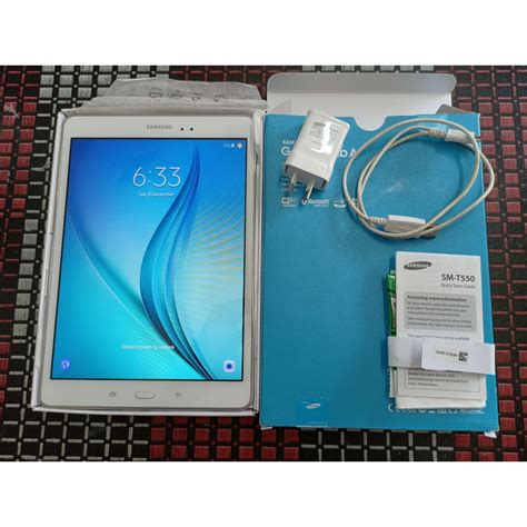 Samsung Galaxy Tab A 97 Sm T550 Original Import 15gb16gb With Box