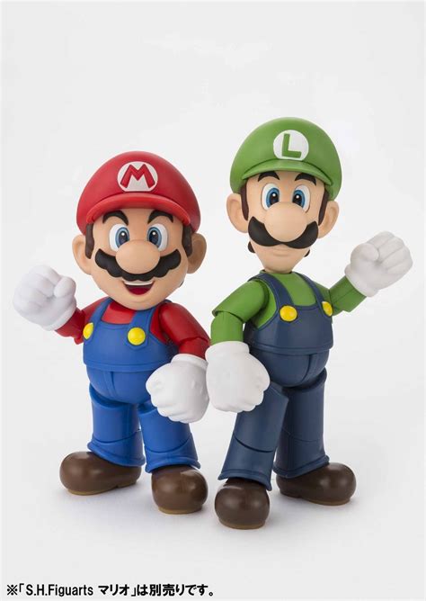Figura Sh Figuarts Super Mario Luigi 11cm Universo Funko