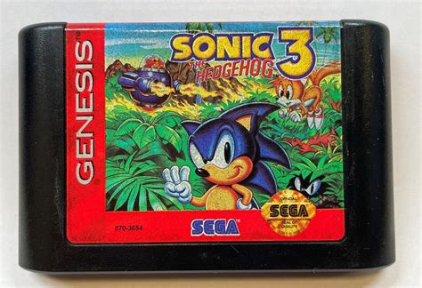 Sonic The Hedgehog 3 Sega Genesis 1994 Complete In Box Game Manual