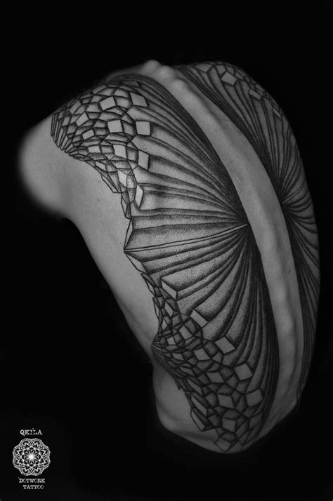Full Back Geometrical Tattoo Best Tattoo Ideas Gallery