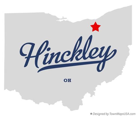 Map Of Hinckley Oh Ohio