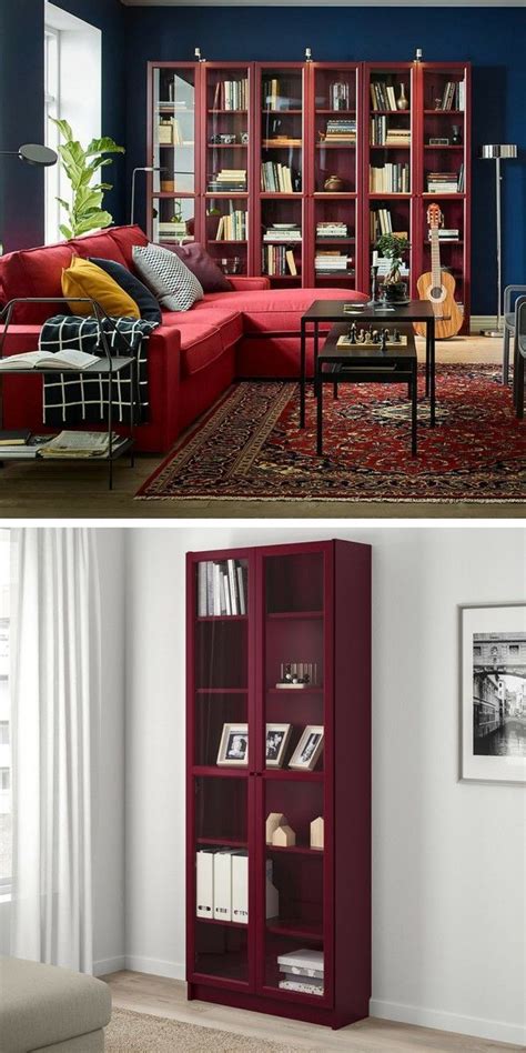 Voir plus d'idées sur le thème mobilier de salon, bibliotheque angle, rangement salon. Bibliothèque vitrée BILLY - catalogue IKEA 2019 | Ikea ...
