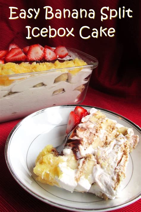 Cream 1/2 cup butter, blend in 1 cup white sugar and cream until fluffy; Banana Split Icebox Cake Recipe (Dairy-Free)