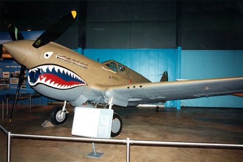 The 60,000 square foot facility has a collection of aircraft, vintage motorcycles, automobiles, and aircraft engines. Curtiss-Wright P-40E Kittyhawk, Single-engine Single-seat ...