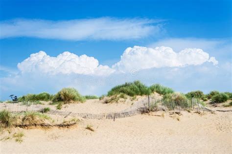 Sandy Formby Beach Near Liverpool On A Sunny Day Stock Photo Image Of