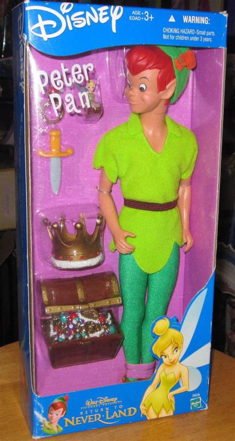 Mattel Return To Neverland Peter Pan Doll With Tinkerbell Clip