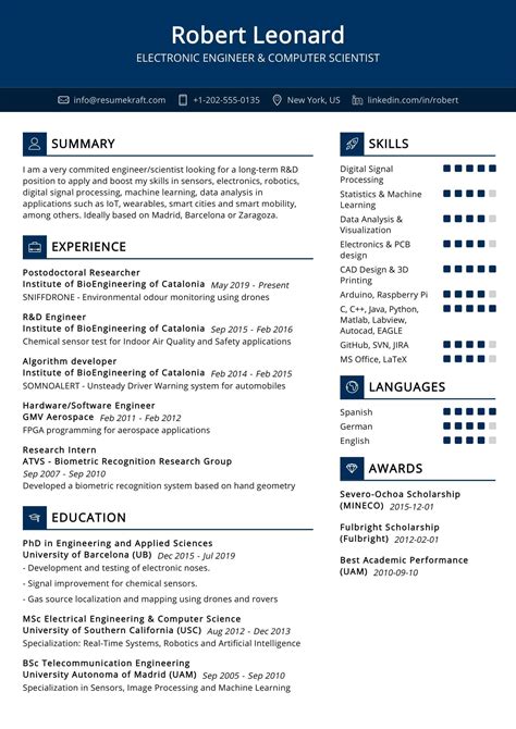 Our goal is to help the job seekers to create professional resume that get more job opportunities and successfully build their career. Computer Scientist Resume Sample - ResumeKraft