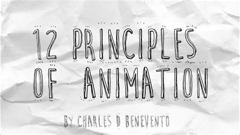 12 Principles Of Animation Youtube