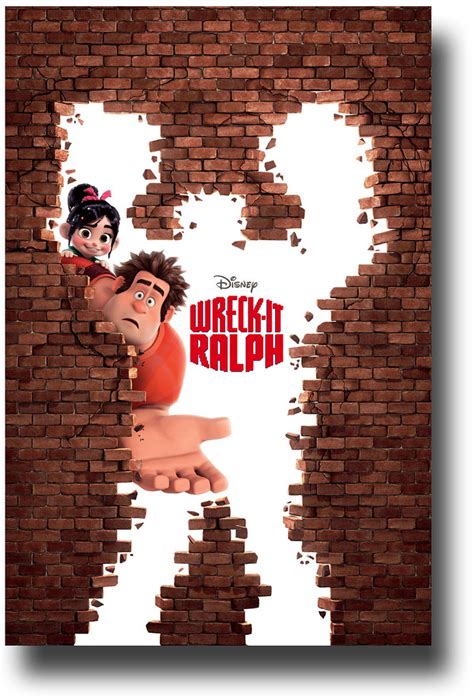 Wreck It Ralph Poster Movie Promo Brick Wall 1 Via Conce Flickr